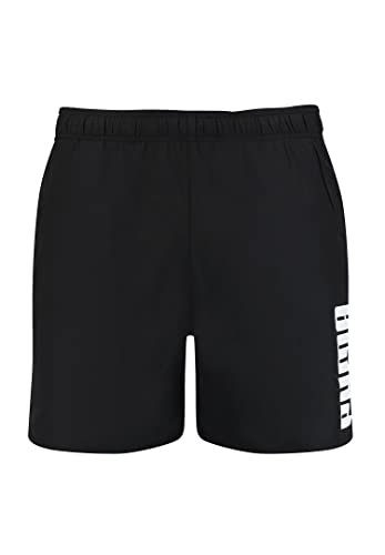 PUMA Uomo Swim Men's Mid Shorts Pantaloncini da tavola, Nero, XL
