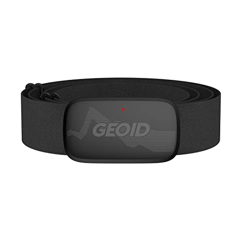 GEOID HS500 Cardiofrequenzimetro Fascia Toracica, Fascia Cardio Cardiofrequenzimetro Fascia Toracica Bluetooth 4.2/Ant+, IP67 Impermeabile Sensore di Frequenza Cardiaca