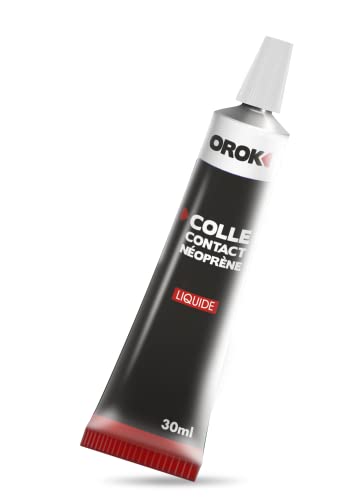 OROK - Colli universali, Collette a contatto - Colla Neoprene liquido 30 ml, colla in neoprene a contatto liquido 30 ml - Tubo da 30 ml - Adatto a tutti i tipi di fai da te o riparazioni