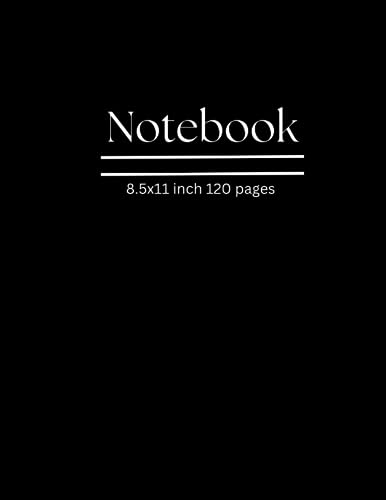 Notebook: 120 page - one subject - ruled