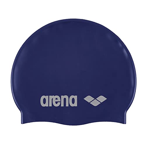 Arena Classic Silicone, Cuffia Unisex Adulto, Blu (Denim/Silver), Taglia Unica