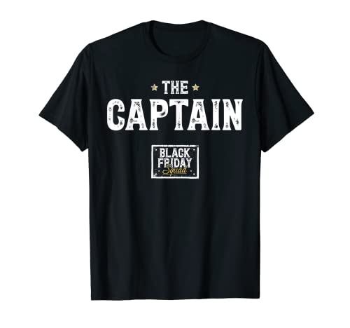 Maglietta della squadra del Black Friday 2018 Crew Team Family Captain Maglietta