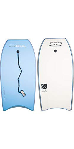 GUL Response Adult Unisex 42 Bodyboard in Azzurro - Design Luminoso Boogie Board con Finitura Resistente - Guinzaglio Incluso