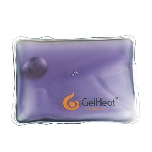 Cuscinetti in gel scaldamani a riscaldamento instantaneo, confezione da 5 unità, cuscinetti riutilizzabili con azionamento a pressione, Purple