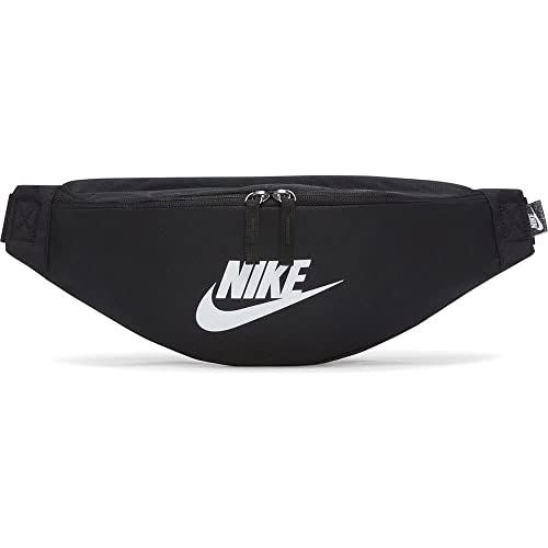 Nike Heritage Waistpack - Fa21, Borsa Unisex Adulto, Black/Black/White, Taglia Unica