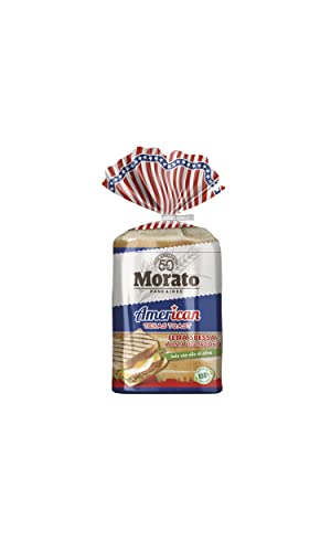Pane Morato, American Texas Toast, Morbido Pane a Fette, Ideale per Sandwich, Confezione da 400 gr