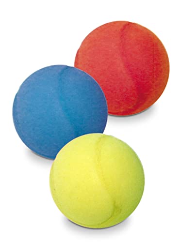 Mondo-14861 Mondo Toys-Palla di spugna per bambini-3 palline morbide per giocare in casa-14861, Multicolore, 1, 14861