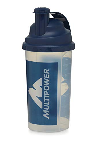 Multipower Shaker, Perfetto per Gustare le Tue Proteine, Incluso il Filtro per Rendere il Tuo Shake Proteico Delizioso e Cremoso, 700 ml
