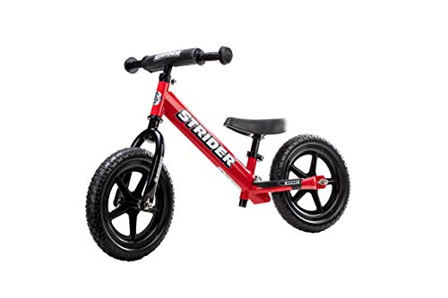 Strider 12 Sport Balance Bike, Bicicletta per Bambini, 18 Mesi - 5 Anni, Rosso