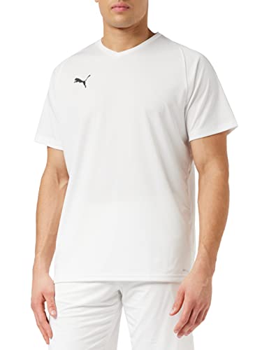 PUMA LIGA Jersey Core T-shirt, Uomo, PUMA White-PUMA Black, S
