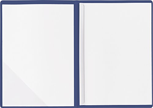 Brunnen – Cartella 102012830 candidatura (in cartone strutturato con linee sottili, formato A4, Min 10 fogli) blu