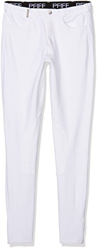 Pfiff 101906 - Pantaloni da Equitazione da Uomo, per Carnevale, Colore: Bianco, Taglia 48