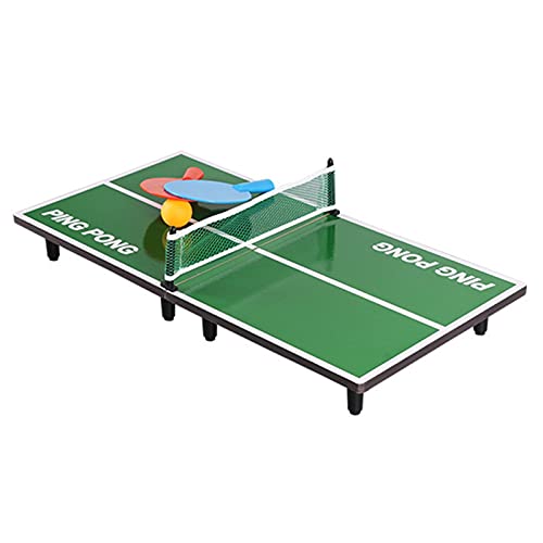 Tavolo da Ping Pong Pieghevole, Gioco di Ping Pong Interattivo Genitore-Figlio della Famiglia, Mini Tavolo da Ping Pong (Size : 60x30x6.5cm)