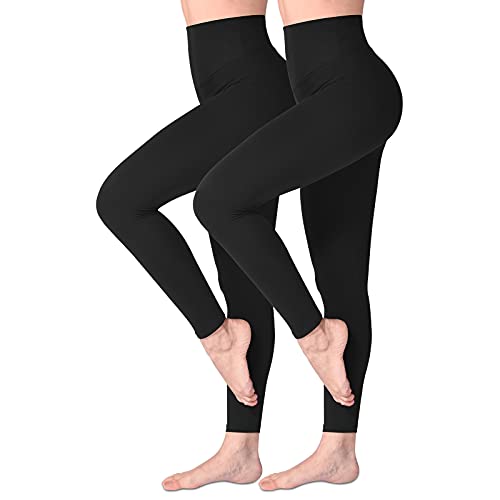 SINOPHANT Leggins Vita Alta Donna, Leggings Donna Fitness Pantaloni Yoga Controllo della Pancia Opaco Elastici Morbido per Sportivi o Casual