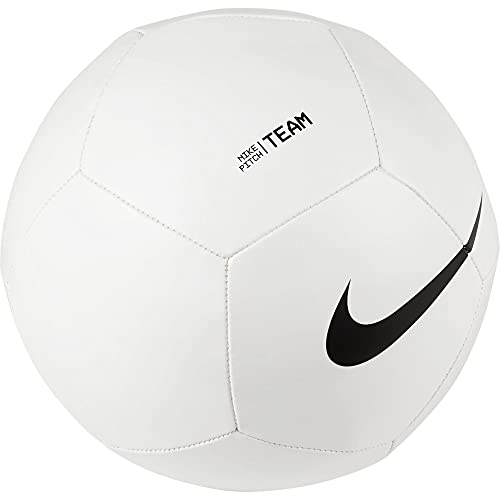 Nike Pitch Team Ball DH9796-100, Unisex footballs, white, 5 EU