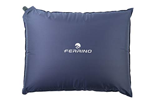 Ferrino, Cuscino Gonfiabile Goffrato Unisex Blu, 40x30x7 cm