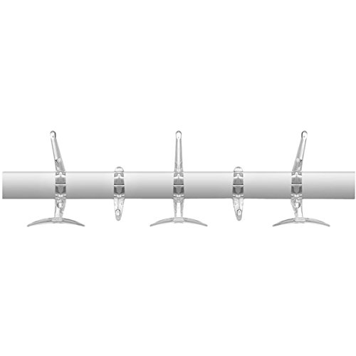 Kartell Hanger Appendiabiti, 50Percentargento, 50% Policarbonato, Cristallo, 60x17x10 cm