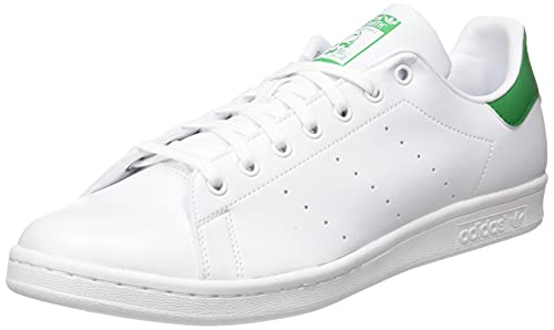 adidas Stan Smith, Scarpe da Ginnastica Basse Uomo, Bianco/Bianco/Verde, 41 1/3 EU