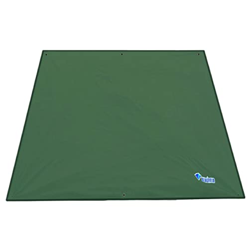 Azarxis Telo Sotto Tenda Telo Impermeabile Campeggio Telo Pavimento Telo Ombreggiante Campeggio Parasole da Spiaggia (Verde, M (1,8 × 2,2 m))