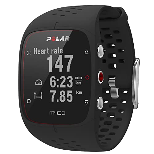 Polar M430, Orologio GPS Multisport con Cardiofrequenzimetro Integrato, Activity tracker, Running watch, Analisi del sonno e notifiche da smartphone, Andatura e distanza indoor, cadenza di corsa