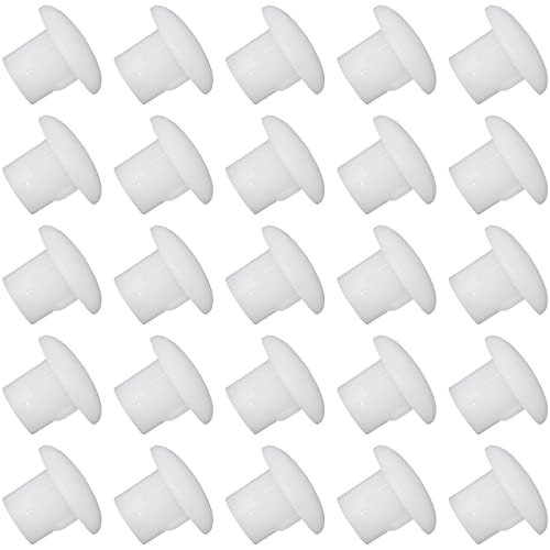 600 Pezzi Tappi di Plastica per Fori,5mm Tappi per Fori Copriforo per Mobili,Tappi per i Fori Delle Viti,Bianco