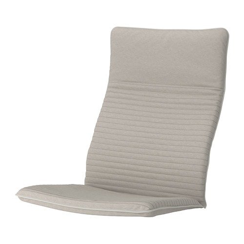 Unbekannt IKEA cuscino per sedia poaeng modello knisa Hellbeige removibile e lavabile