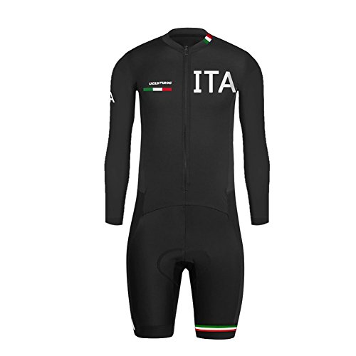 UGLY FROG Abbigliamento Triathlon Uomo Tuta Triathlon Uomo per MTB Body Triathlon Skinuit with Gel Pad per Nuoto/Corsa/Ciclismo