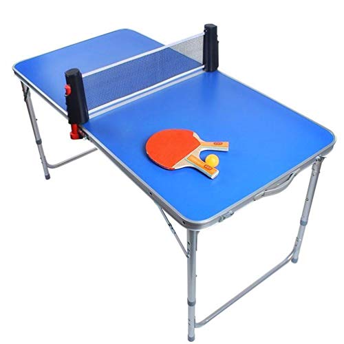 FGDSA Mini Tavolo da Ping Pong Pieghevole, Tavolo Multiuso per Uso Interno ed Esterno, Tavolo da Ping Pong Compatto con Attacco Facile e (Sportivo)