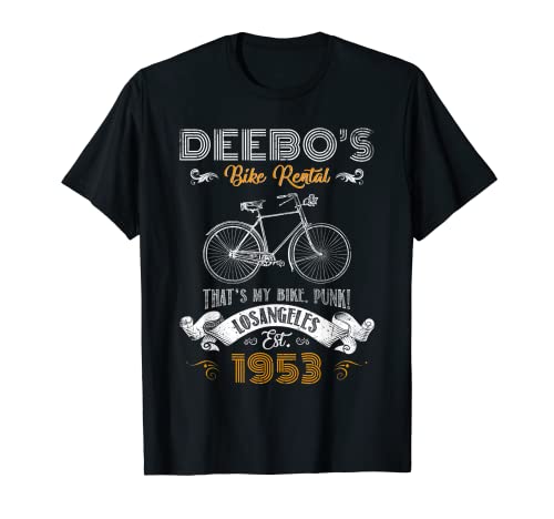 Noleggio bici vintage Deebo Questa è la mia bici, Punk 1953 Maglietta