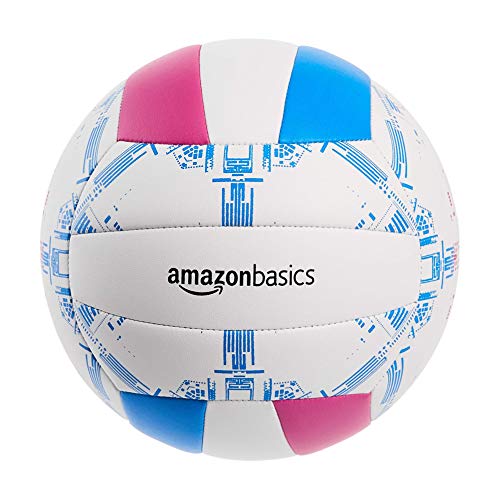 Amazon Basics - Palla da pallavolo, per giocatori amatoriali, misura 5
