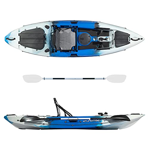 Kayak-canoa FURY blu - cm 306 - seggiolino - 3 gavoni - portacanna - pagaia