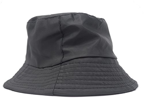 GOS Best Supplies Cappello impermeabile opaco per la pioggia, cappello con interno in pile, Nero , Taglia unica