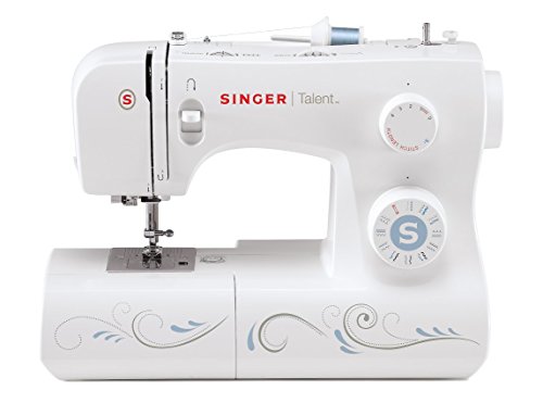 Singer Talent 3323 Sewing Machine, Bianco, 22x45x35 cm