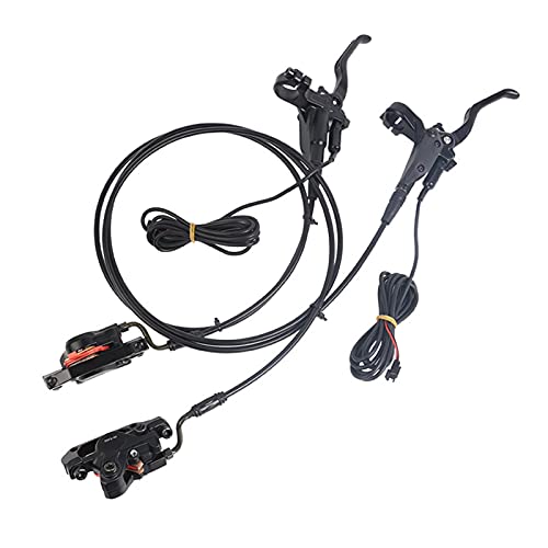 Syfinee - Set di montaggio per freni a disco idraulici con interruttore di alimentazione per bicicletta pieghevole scooter elettrico