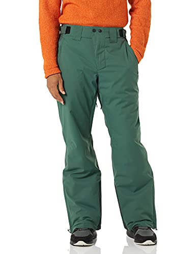Amazon Essentials Waterproof Insulated Ski Pant Pantaloni da Neve, Verde, Color Block, L