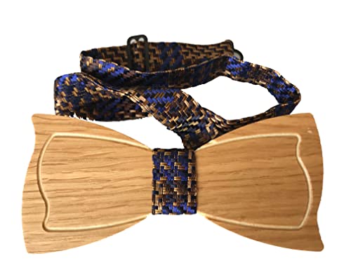 Papillon in legno, realizzato a mano, incisione lineare, idea regalo, accessori abbigliamento, cinturino regolabile