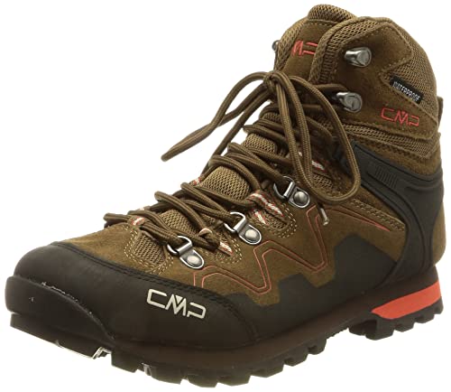 CMP Uomo Athunis Mid Trekking Shoe Wp Scarpe da Camminata, Marrone Corteccia, 41 EU