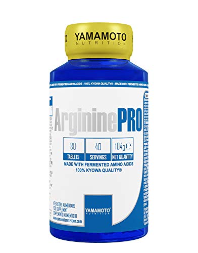 Yamamoto Nutrition Arginine PRO Kyowa Quality integratore alimentare di L-Arginina (80 compresse)
