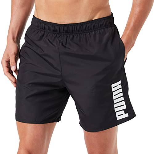 PUMA Swim Men's Mid Shorts Trunks, Nero, XL Uomo