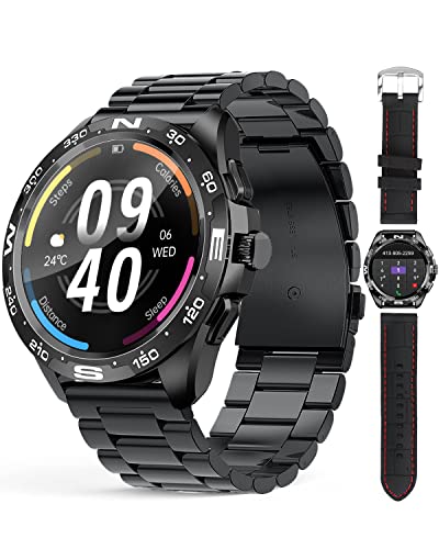 FMK Smart Watch Call Fai ricevere notifiche di testo Fitness Full Touch Screen Tracker con cardiofrequenzimetro 24 ore pressione sanguigna IP67 impermeabile per Android iOS
