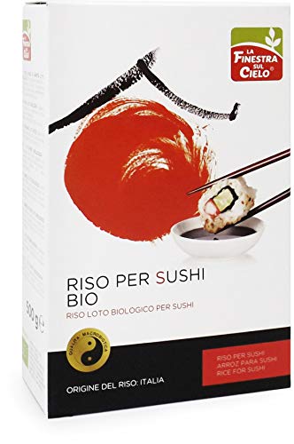 LA FINESTRA SUL CIELO Sushi Rice Riso Loto Bio X Sushi, 500 g