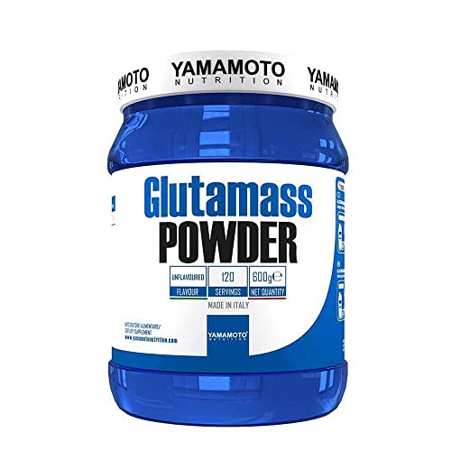 Yamamoto Nutrition Glutamass POWDER Integratore a Base di Purissima L-GLUTAMMINA in Polvere - 600 g