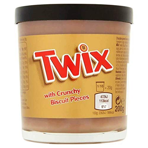 TWIX Spread with Crunchy Biscuit Pieces 200g, 1 pezzo