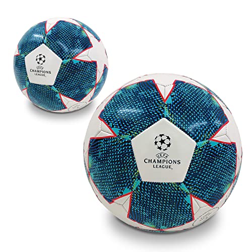 Mondo Toys - Pallone da Calcio Cucito CHAMPIONS LEAGUE - Prodotto Ufficiale - misura 5 - 300 g - 2 colori assortiti - 23003