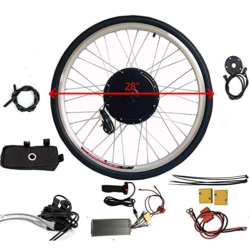 WUPYI2018 Kit di conversione per bicicletta elettrica, 36 V, 800 W, 28', kit di conversione per bicicletta elettrica