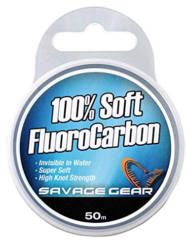 Savage Gear Soft fluorocarbon 0,36 mm 8,4 kg – 40 m di filo fluorocarbonio per spinning, vano in fluorocarbonio per la pesca spinning, filo precoce