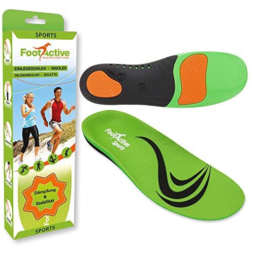 FootActive SPORT - Solette ideale per lo sport, per lavoro e per la vita quotidiana! 42-43 (M)