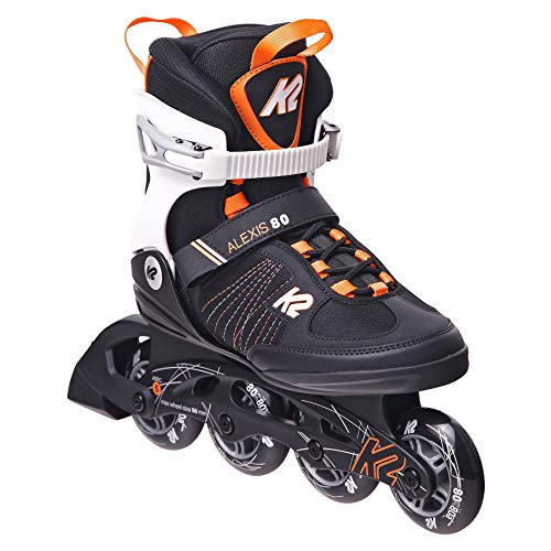 K2 Skates Donne Pattini in linea ALEXIS 80 black-orange — black - orange — EU: 37 (Mondo: 240 / cm: 24 / UK: 4.5 / US: 7) — 30E0874