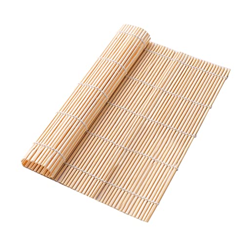 Nuoshen, tappetino in bambù per sushi, stile giapponese, 24 x 24 cm