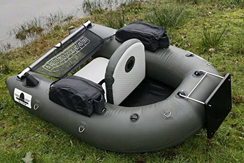 Unbranded Inflatable 0.7mm PVC Floating Fishing Wader Belly Boat Raft W/Motor Board New